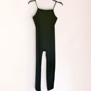 Black Spaghetti Strap Jumpsuit Youth 12Y  Minimalist One Piece